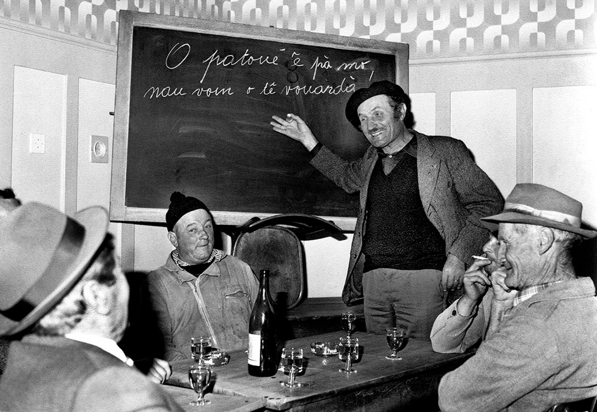Cours de patois par Louis Berthousoz, Conthey, 1978