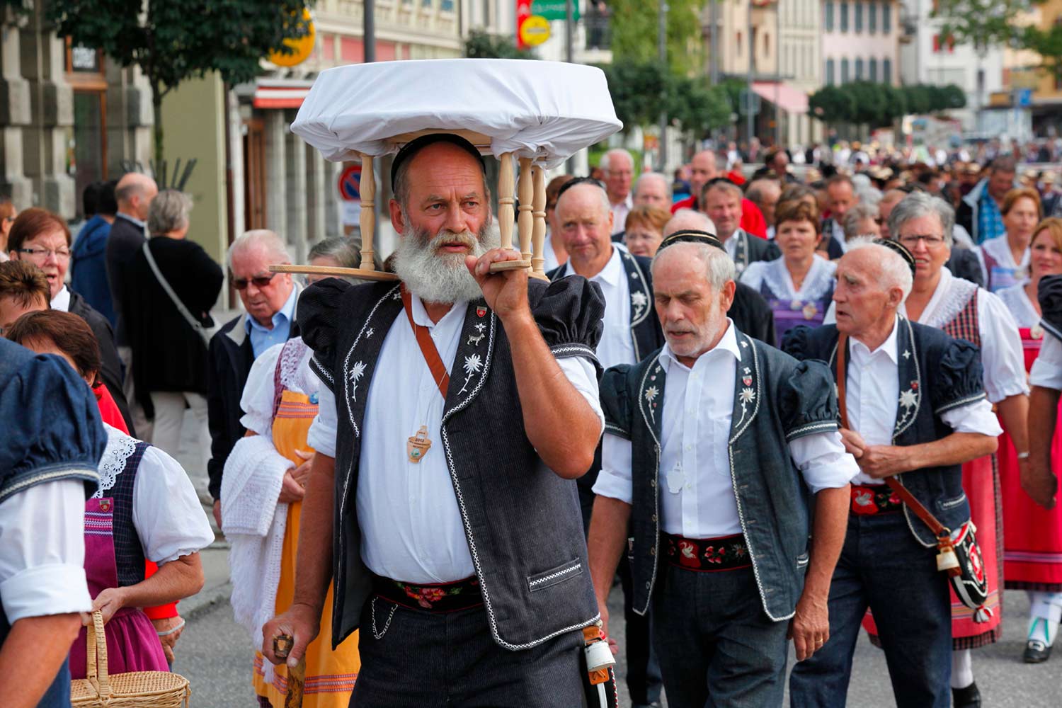 Fête romande et internationale des patoisants, Bulle 2013 © Nicolas Repond